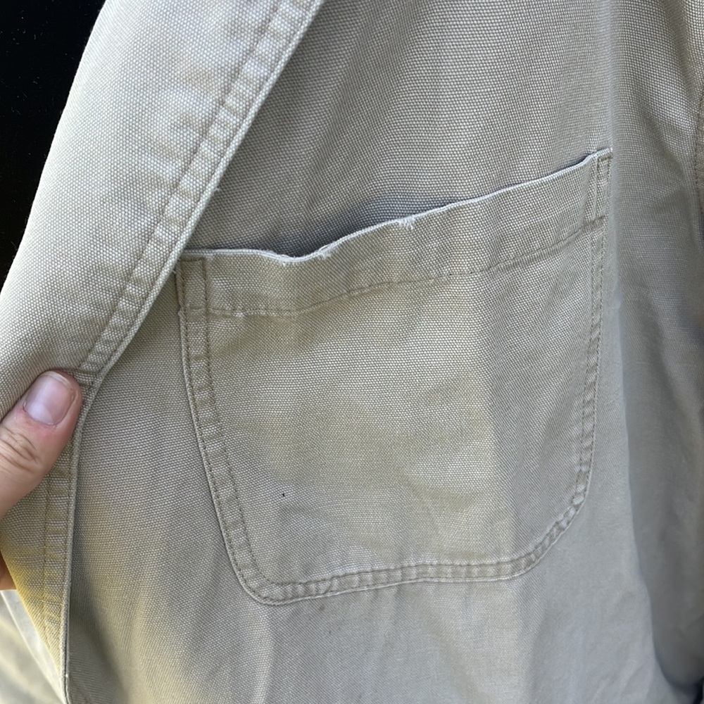 Men’s Duluth trading co outdoor utility jacket.Khaki color.100% cotton.Size 2XL - Picture 5 of 11